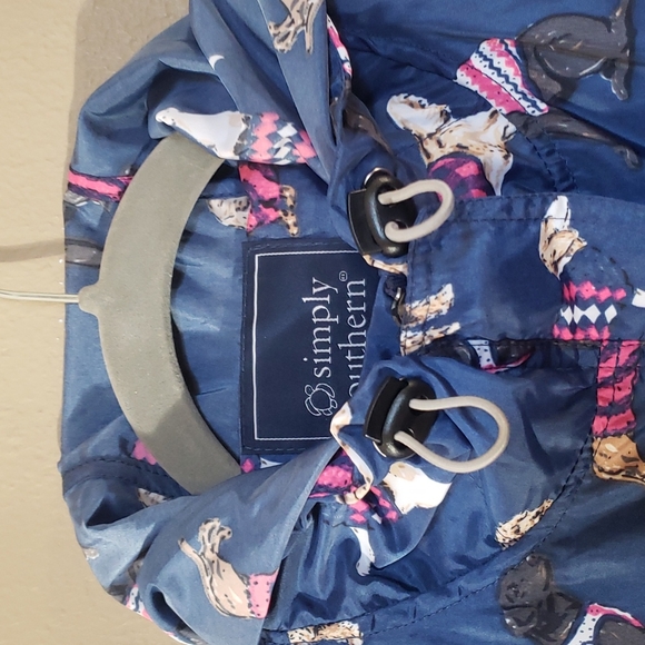 Simply Southern Dogs Hooded Rain Jacket - Picture 6 of 12